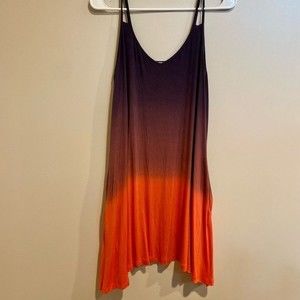 Blue Caribbean Beachwear, ombré dress with pockets